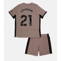 Otroški Nogometni dresi Tottenham Hotspur Dejan Kulusevski #21 Tretji 2023-24 Kratek Rokav (+ Kratke hlače)